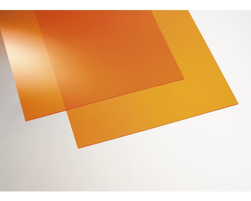 Acrylcolorplatte 3x500x1250 mm glatt orange