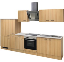 Küchenblock Flex Well Nano 10044 Buche-Dekor/Buche-Dekor 300 cm inkl. Einbaugeräte-thumb-4 Küchenblock Flex Well Nano 10044 Buche-Dekor/Buche-Dekor 300 cm inkl. Einbaugeräte-thumb-4
