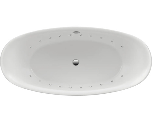 Freistehender Whirlpool Ottofond Pessoa 180,5x83,5 cm System Komfort - Lightsystem weiß