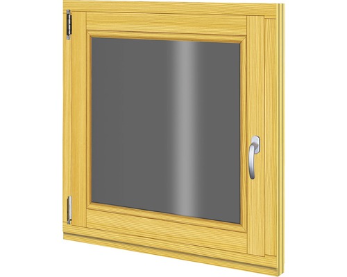 Holzfenster Fichte 78x78 DIN Links-0