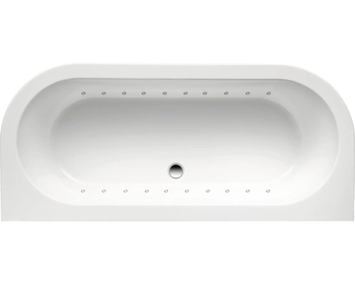 Freistehende Doppelbadewanne Ottofond Messina System Komfort - Lightsystem 71210 180x79x58 cm weiß