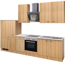 Küchenblock Flex Well Nano 10055 Buche-Dekor/Buche-Dekor 300 cm inkl. Einbaugeräte-thumb-4 Küchenblock Flex Well Nano 10055 Buche-Dekor/Buche-Dekor 300 cm inkl. Einbaugeräte-thumb-4