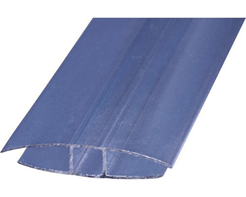 Gutta Polycarbonat H-Profil 10 mm für Doppelstegplatten L = 6000 mm Profilleiste für Doppelstegplatten