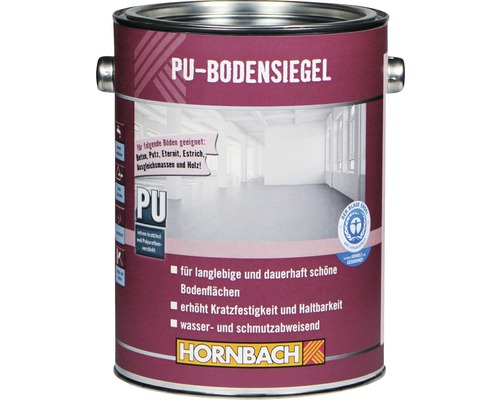 HORNBACH PU Bodensiegel für Acryl Bodenbeschichtung 2,5 L PU Bodensiegel Dose für Bodenversiegelung