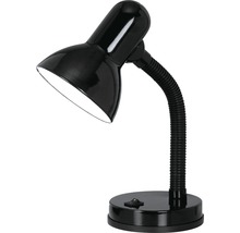 Tischlampe Basic mit Wippschalter schwenkbar H 300 mm schwarz-thumb-0