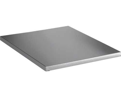 Fachboden Vario Profi Stecksystem Schulte küppergrau 30 x 400 x 350 mm, 1 Stk. Metallabdeckplatte, quadratisch