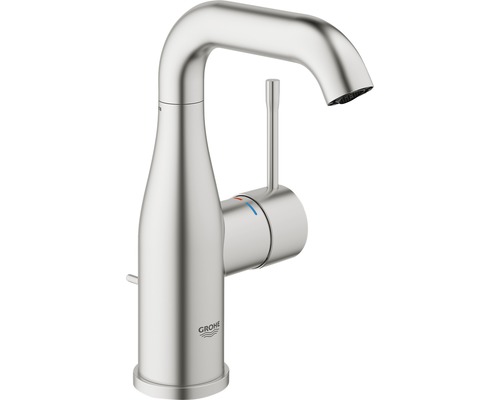 Waschtischarmatur Grohe Essence New mit hohem Auslauf 23462DC1 edelstahl matt