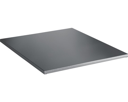 Fachboden Vario Profi Stecksystem Schulte küppergrau 30 x 600 x 500 mm, 1 Stk. Graue Arbeitsplatte