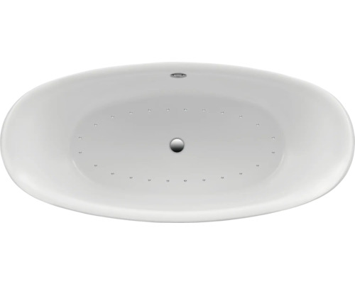 Freistehender Whirlpool Ottofond Pessao 180,5x83,5 cm System Komfort - Silentsystem weiß
