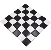 Keramikmosaik CD 202 30,0x30,0 cm schwarz weiß