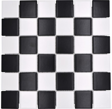 Keramikmosaik CD 202 30,0x30,0 cm schwarz weiß