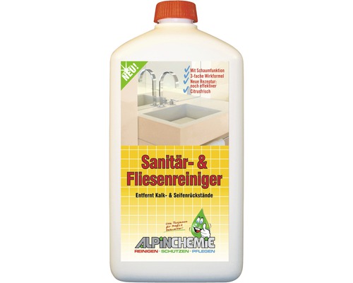 Sanitär- und Fliesenreiniger Alpin Chemie 1 Liter-0