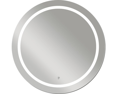LED-Lichtspiegel DSK Design Silver Sun rund Ø 78 cm