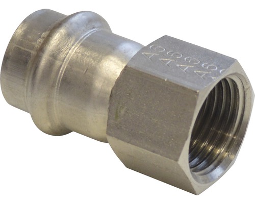 Übergangstück Viega Sanpress 22 mm x1" IG Pressfitting inox 2312 Übergangstück Viega Sanpress 22 mm x1" IG Pressfitting inox 2312