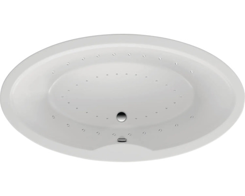 Freistehender Whirlpool Ottofond Estena 179,5x94,5 cm System Komfort - Lightsystem und Silentsystem weiß-0