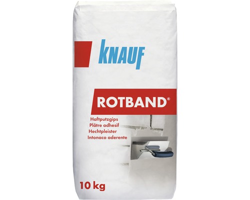 Knauf Rotband Haftputzgips zum Glätten 10 kg Knauf Rotband Haftputzgips zum Glätten 10 kg