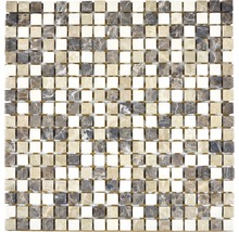 Quadratisches Mosaik aus Naturstein