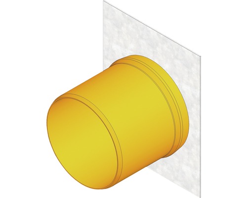 Hauraton Faserfix KS 150 Stirnwand mit Kunststoffauslauf verzinkt Typ 01-010 210 mm x 265 mm