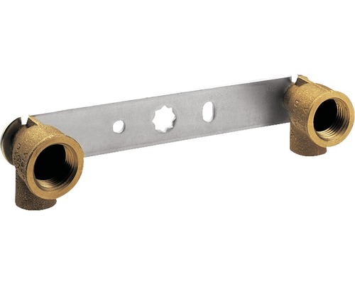 MISSMIN Rough In-Kit Für Freiliegende Duschsysteme – Wandmontageset, Messing, 15 Cm Lochabstand, 1/2 Zoll Anschlüsse