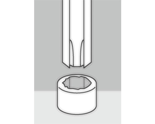 Darstellung eines Werkzeugs zum Ausbohren von Bohrkernen