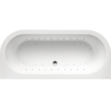 Rechteckige Badewanne mit Whirlpoolfunktion, Aufsicht