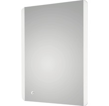 LED-Lichtspiegel DSK Design Silver Glacier eckig 80x60 cm