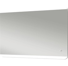 LED-Lichtspiegel DSK Design Silver Glacier eckig 80x60 cm