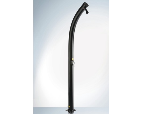 Solardusche Gartendusche 25 l PVC H 215 cm mit Mischbatterie Gartendusche aus Metall