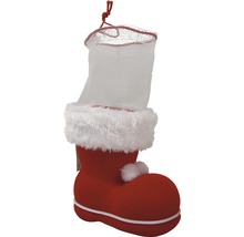 Weihnachtsstiefel zum Aufhängen mit Netz zum Befüllen