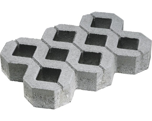 Rasengitterstein Beton grau 60x40x8cm (Online nur palettenweise Abnahme möglich)-0