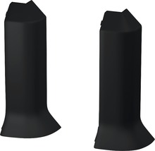 Zwei Zaunspitzen aus Kunststoff