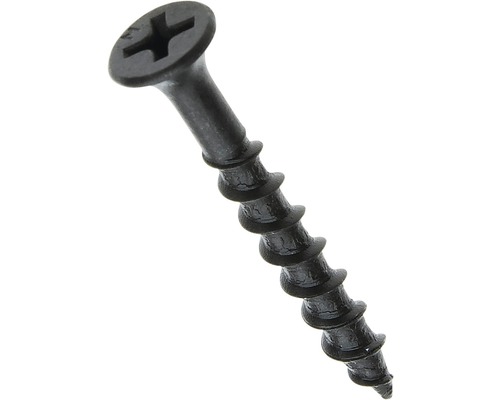 Schnellbauschrauben Knauf TN 3,5x25 mm 1000 Stück Schwarze Schnellbauschraube mit Kreuzschlitz