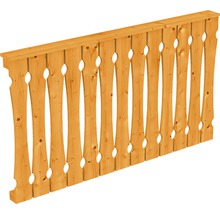 Holzgeländer mit Balustern