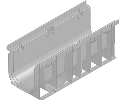 Hauraton Recyfix PRO 150 Entwässerungsrinne Unterteil Typ 0105 aus PP 500 x 212 x 210 mm