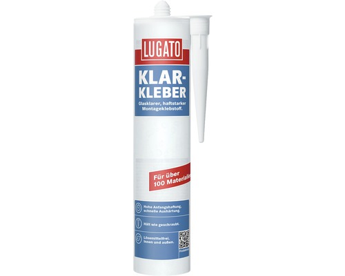 Lugato 1K Klar-Kleber Montagekleber transparent 300 g