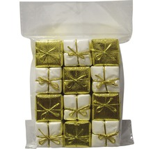 Verpackung mit zwölf Schokoladenwürfeln