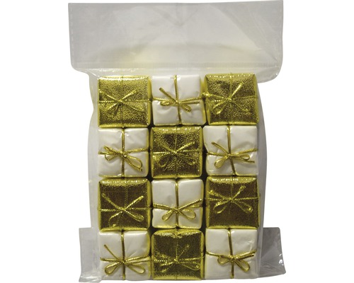 Verpackung mit zwölf Schokoladenwürfeln