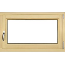 Holzfenster mit Griff und Beschlägen