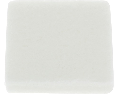 Tarrox Filzgleiter 25x25x6 mm eckig weiß 8 Stück selbstklebend