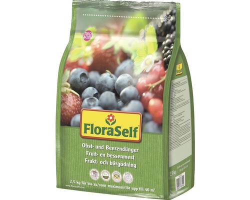 Obst- und Beerendünger FloraSelf 2,5 kg organisch-mineralisch Obst- und Beerendünger FloraSelf 2,5 kg organisch-mineralisch