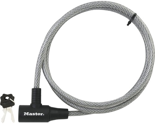 Kabelschloss Master Lock 8154EURD 1,80m x Ø10 mm, inkl. 4 Schlüssel