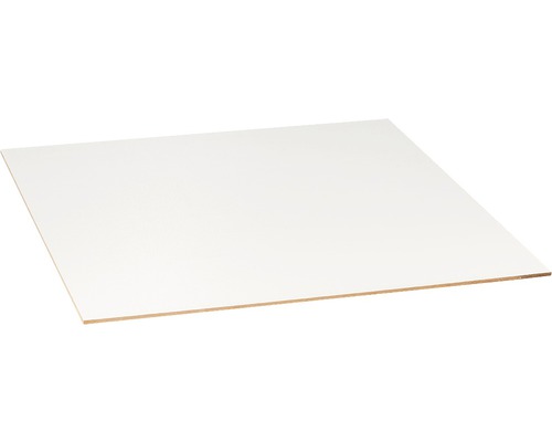 Dünn-MDF Platte einseitig weiß Fixmaß 1200x600x3 mm