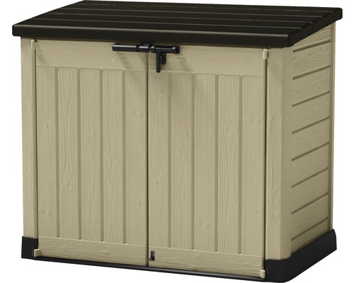 Garten-Gerätebox Keter Store-it-out inkl. Gasdruckfedern 145,5 x 82 x 125 cm braun/beige