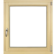 Holzfenster mit Griff und Beschlägen