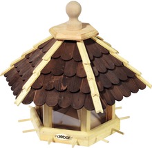 Vogelfutterhaus mit Holzschindeln 55x62x43 cm-thumb-1