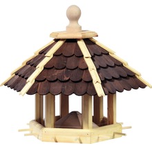 Vogelfutterhaus mit Holzschindeln 55x62x43 cm-thumb-0