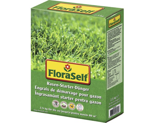 Rasen-Starterdünger FloraSelf 2,5 kg / 80 m²-0