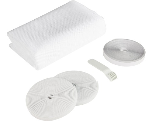 Insektenschutznetz mit Klettband zur Montage