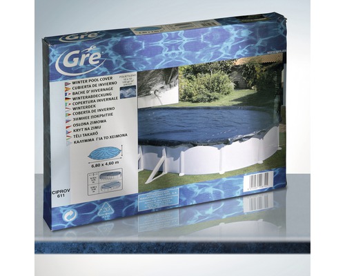 Verpackung einer Gre Winter Pool Abdeckung