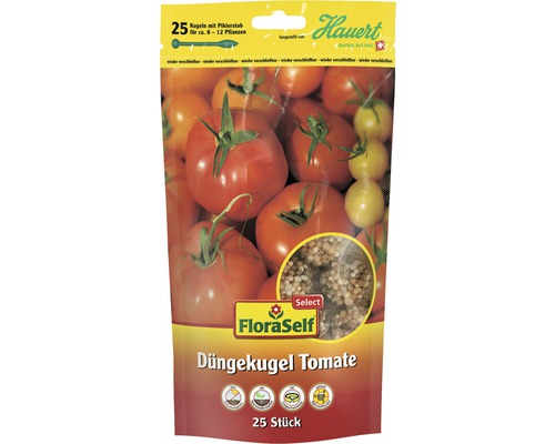 Langzeit-Düngekugel FloraSelf Select für Tomaten & Fruchtgemüse 25 Stk